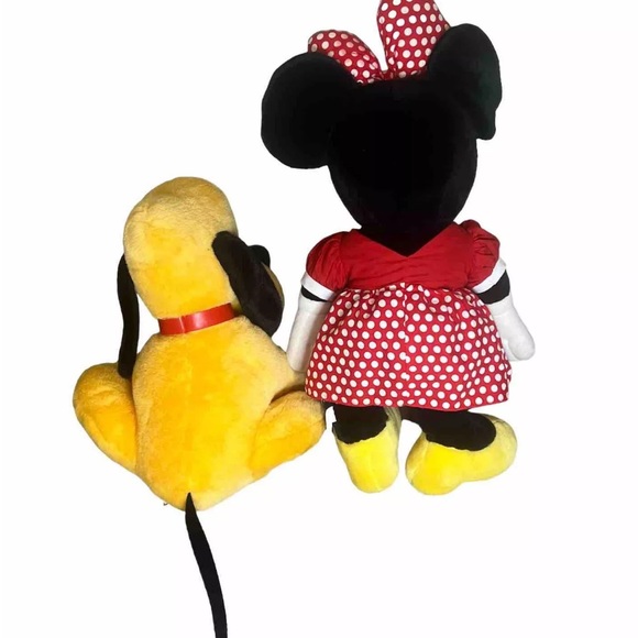 Disney World Vintage Jumbo Pluto Dog 16 Minnie Mouse 26” Disneyland Large Plush - Picture 2 of 9